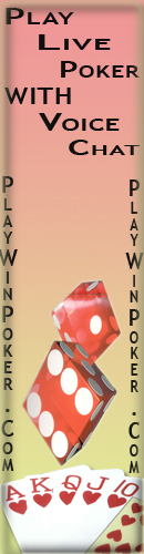 Play poker with voice chat and webcam
