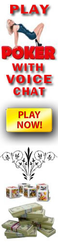 Play poker with voice chat and webcam